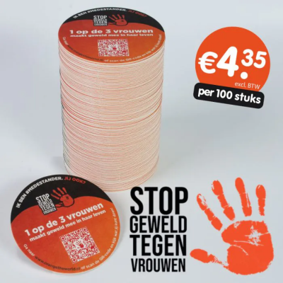 "Orange the world" beermats
