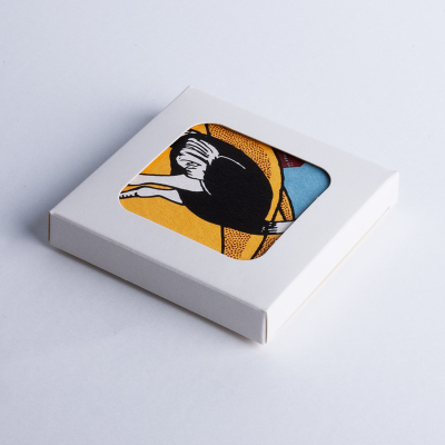 Displaybox for square beermats